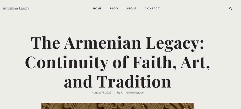 ArmenianLegacy.com: A Cultural Legacy in the Digital Age